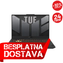 Gaming laptop ASUS TUF F17 FX707VJ-HX012, 17.3", IC5-210H, 8GB, 512GB, RTX 3050 RGB
