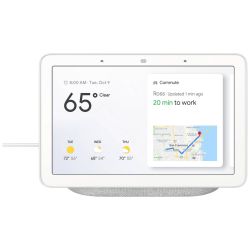 Google Pametni 7" zaslon, Google Assistant, WiFi, Bluetooth - Google Nest Hub Chalk
