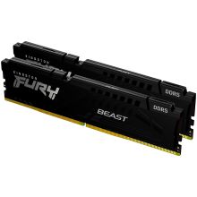 Kingston DRAM 32GB 5200MT/s DDR5 CL40 DIMM (Kit of 2) FURY Beast Black XMP