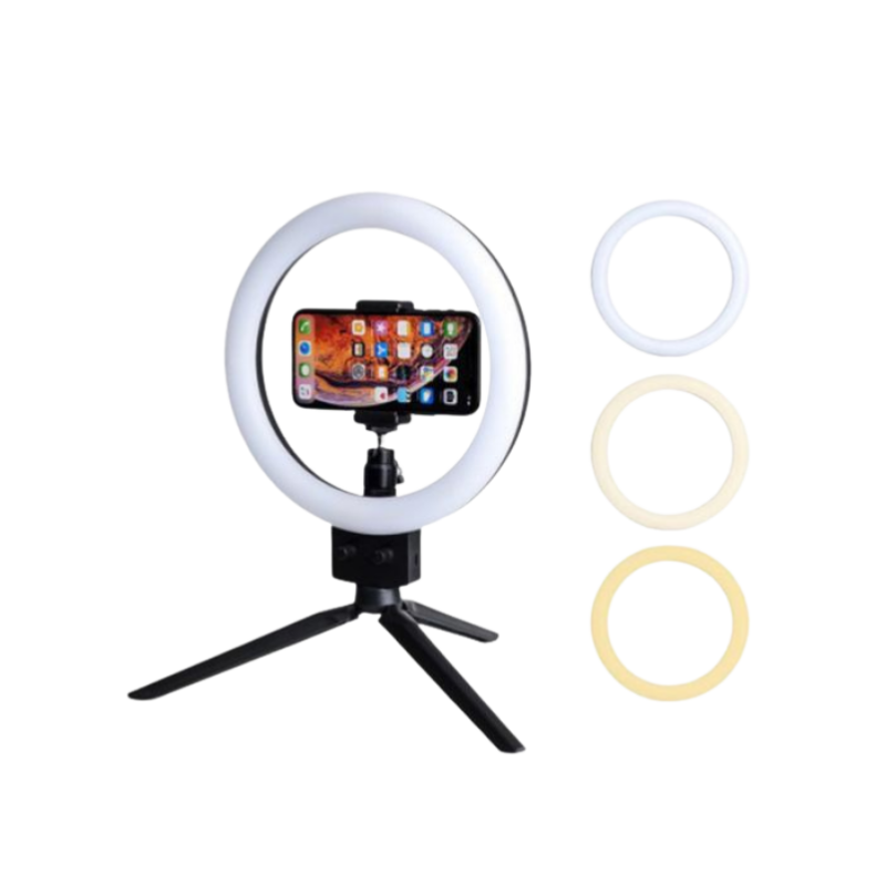 LED Ring Lamp 12 RGB with stand