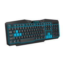 Tastatura gaming ESPERANZA TIRIONS, USB, illuminated, blue, US layout, EGK201B