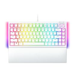 Tastatura Razer BlackWidow V4 75% - Hot-swappable Mechanical Gaming Keyboard - White Edition - US Layout – World Packaging RZ03-