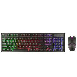 Tracer Tastatura sa osvjetljenjem, optički miš, gaming set, USB - Gaming set BOOST USB
